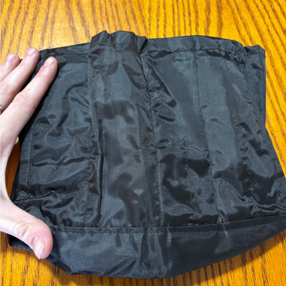 Black purse organizer